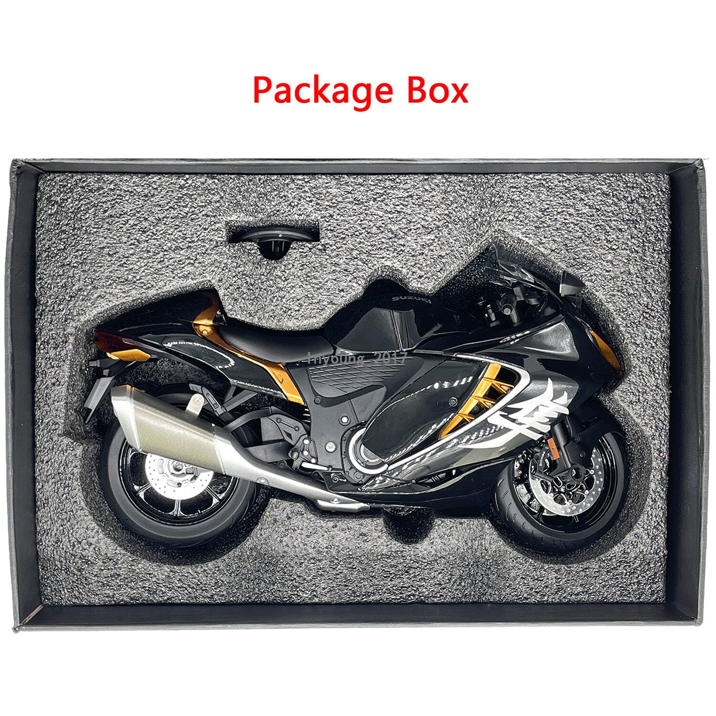 1/9 Suzuki Hayabusa Motorcycle Model Diecast Toy Vehicle Boys Toys Kids Gifts