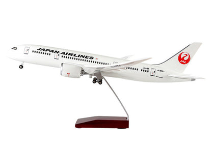 1:130 43CM JAPAN AIRLINES BOEING 787 Passenger Airplane Landing Gear Resin Model