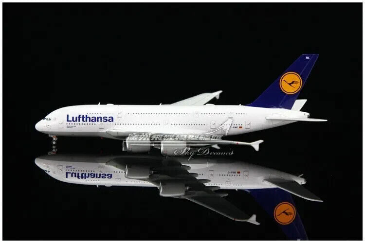 1:400 JC Wings Lufthansa AIRBUS A380 Passenger Aircraft Diecast Airplane Model