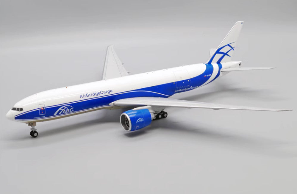 1:200 32CM JC WINGS AirBridgeCargo BOEING 777-200LRF Airplane Diecast Model