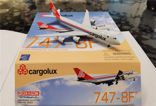 DRAGON for Boeing 747-8F Cargolux 1/400 DIECAST Aircraft Pre-built Model