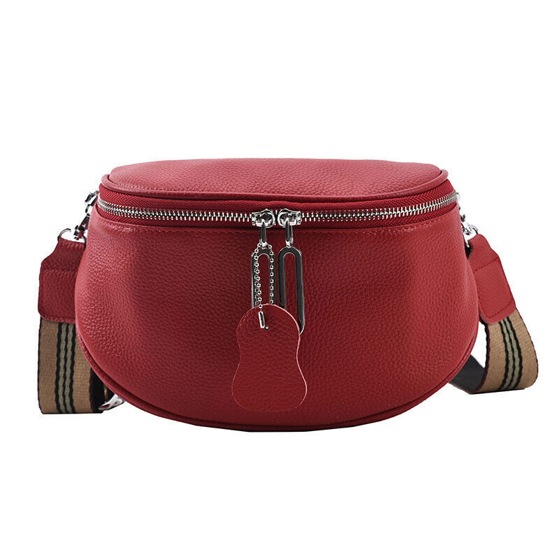 Women's Real Leather Bags, Crossbody Bag Sling Backpack Waist Pack Soft Leather