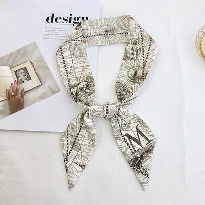 Handbag Handle Ribbon Scarf Band Hair Head Neck Neckerchief Retro Hair Ribbons
