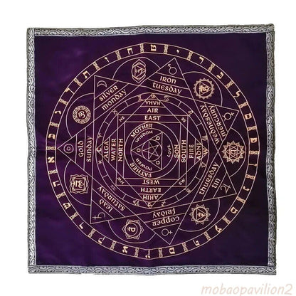 Buddha Energy Awakening Crystal Divination Wizard Tarot Metatrone's Tableclot
