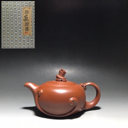 vintage chinese yixing purple clay teapot zisha ceremony teaware collection rare