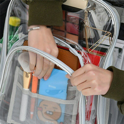 Women Backpack Transparent Versatile Student Bag Spring New School Bag Girl Gift