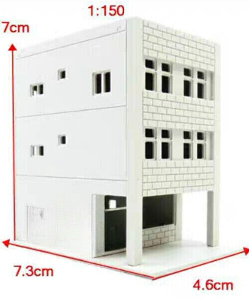 1:150/64 Building Model City Modern Building Layout Scene Display Models