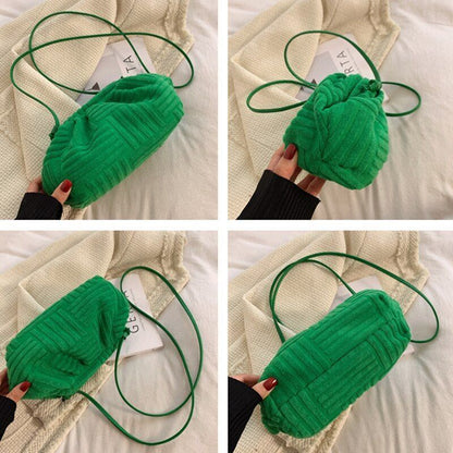 Nylon Single Shoulder Bag Fashion Cloud Bag Casual Handbag Messenger Bags Cover