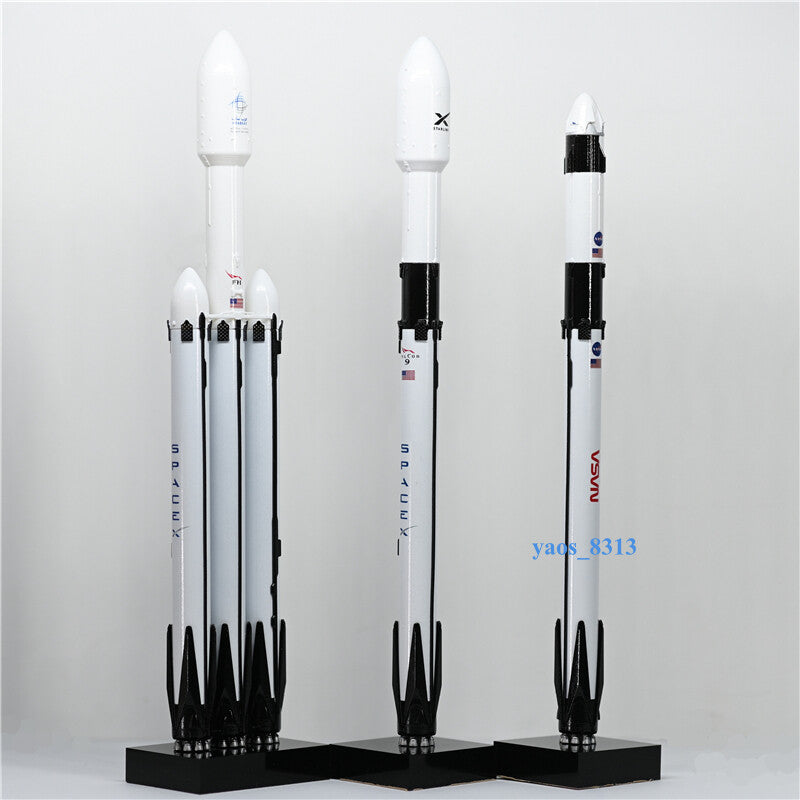 SpaceX Spacecraft Series Model 1/233 StarLinK F9 DF9 FH Starship 1/55 Dragon