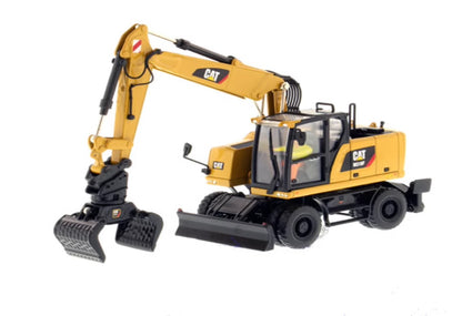 1:50 DM M318F Wheeled Excavator Construction Machine Equipment Diecast Model