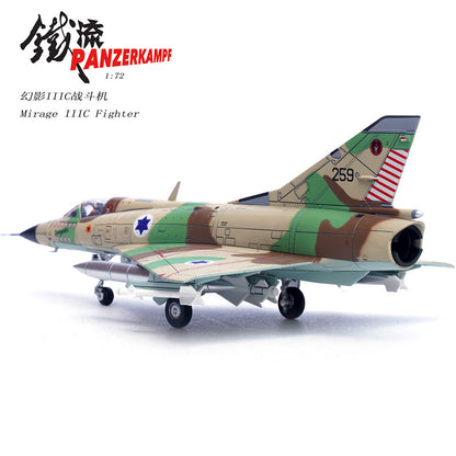 1:72 Panzerkampf Israeli Air Force Mirage IIIC Fighter Plane Diecast Model