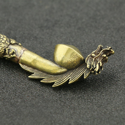 Brass Cigarette Holder Dragon Filter Pipe Cigarette Pipe Holder