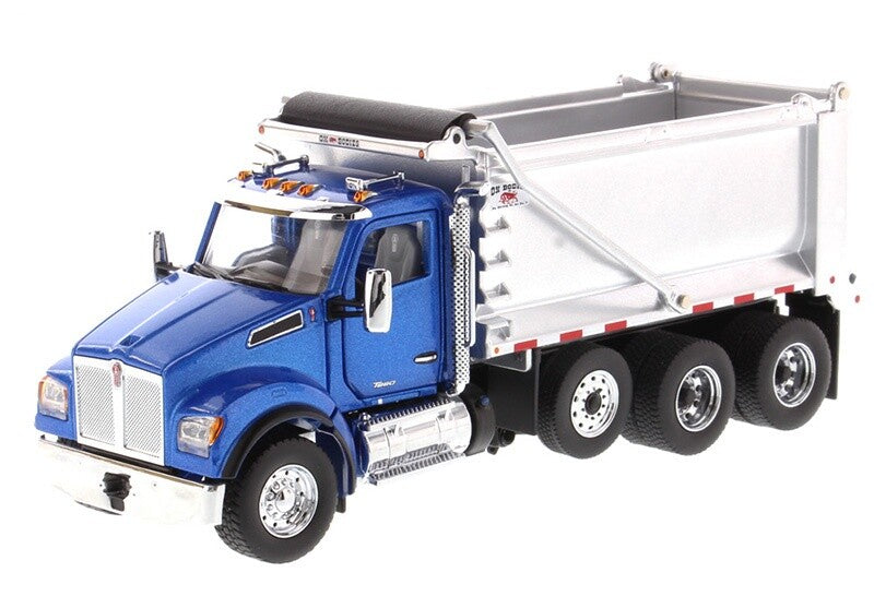 1:50 DM Kenworth T880S SFFA Tandem Truck Dump Construction Machine Diecast Model