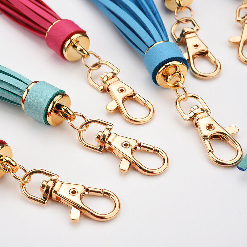 PU Leather Tassel Key Chain Handbag Bag Purse Accessories Pendant Keyring Gift