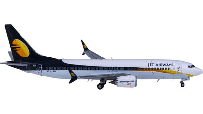 1:400 JC Wings JET AIRWAYS Air BOEING 737 MAX 8 Passenger Airplane Diecast Model