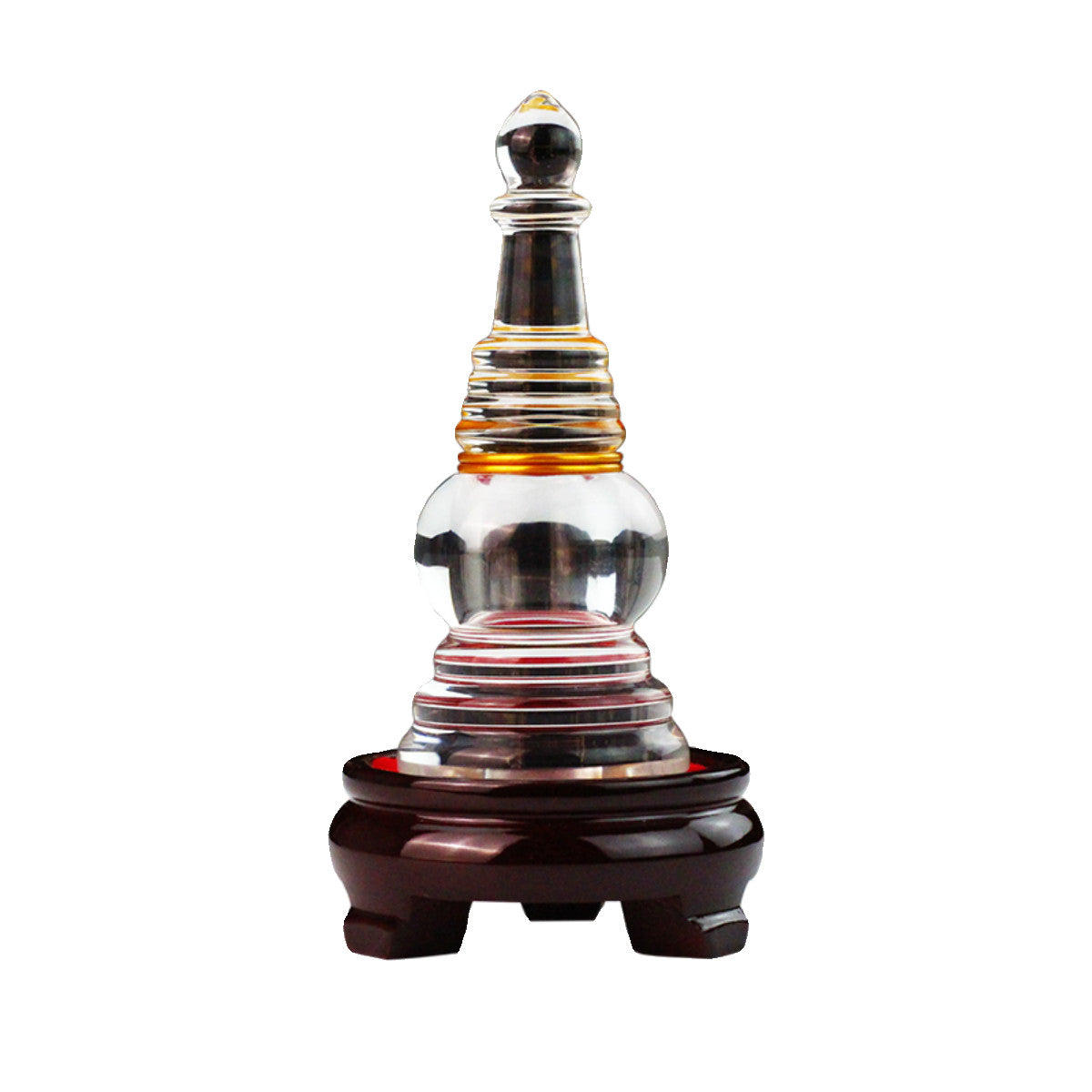 New Bodhi Tower Crystal Buddha Pagoda Buddhist Articles Ornaments Household