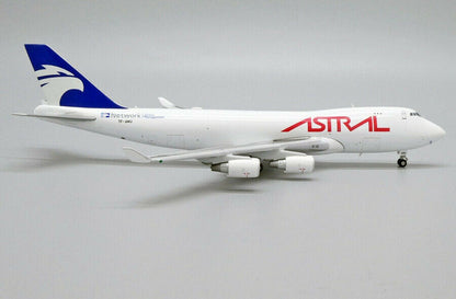 JCWings Astral Aviation B747-400F(SCD) TF-AMU 1/400 diecast plane model aircraft