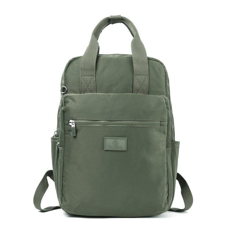 Waterproof Laptop Bag Student Nylon Oxford Cloth Small Backpack 28*15*40CM Black