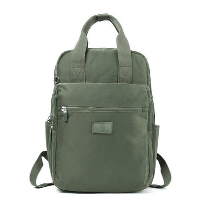 Waterproof Laptop Bag Student Nylon Oxford Cloth Small Backpack 28*15*40CM Black