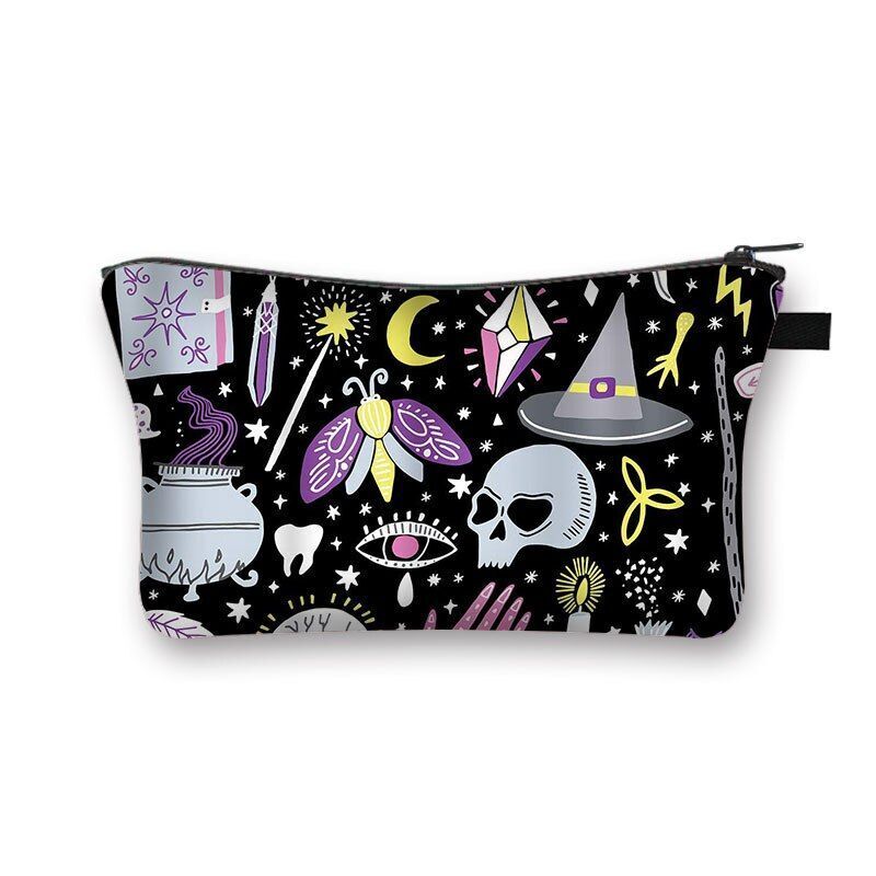 Cosmetic Case Makeup Bag Canvas Toiletry Bag Small Clutch Lipstick Bags Canvas