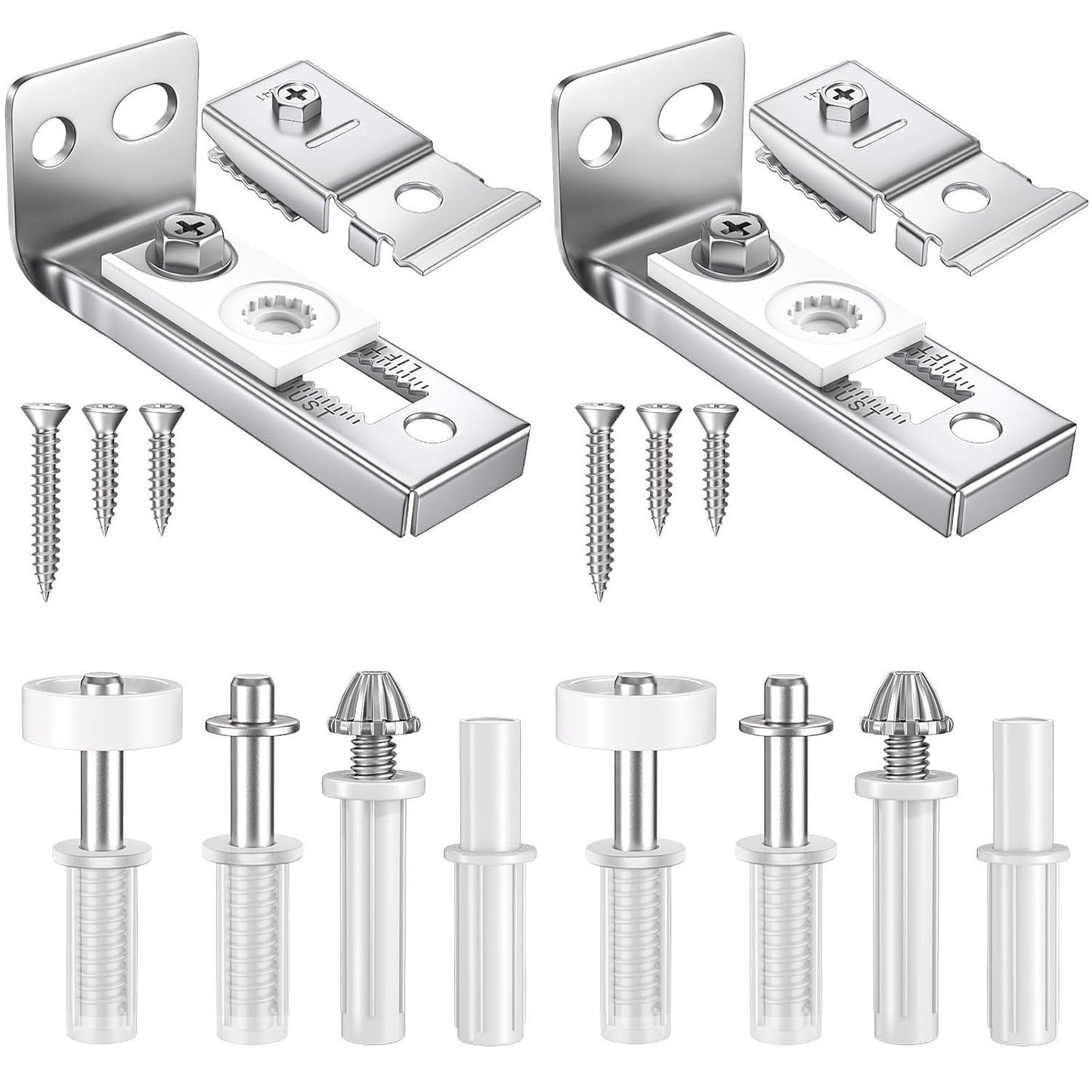 Bifold Door Hardware Repair Kit, 2 Set Bi-Fold Sliding Closet Doors Replacement