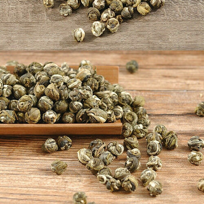 Pearl Jasmine Dragon Ball Tea Chinese Organic Green Tea Loose Leaf 1LB (500g)