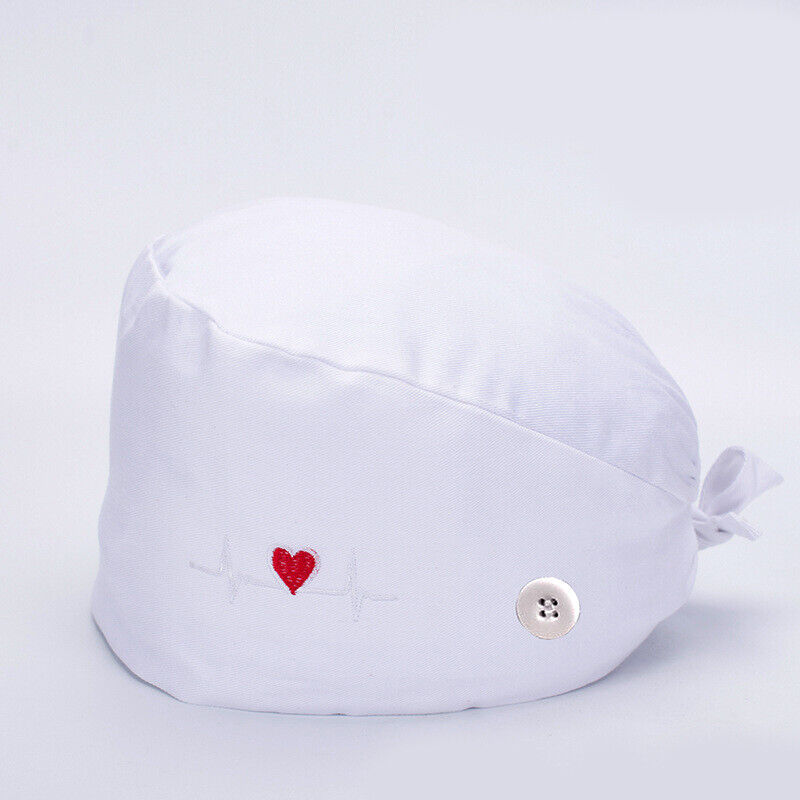 Surgical Cap Baotou Cap Doctor Hat Electrocardiogram Nurse Pure Cotton Buckle