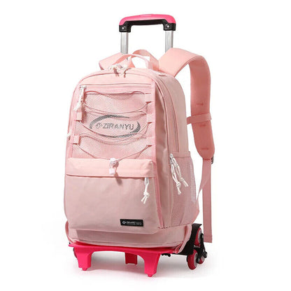 Children Backpack School Bag Girls Wheeled Backpack Bag Backpack Travel Bag