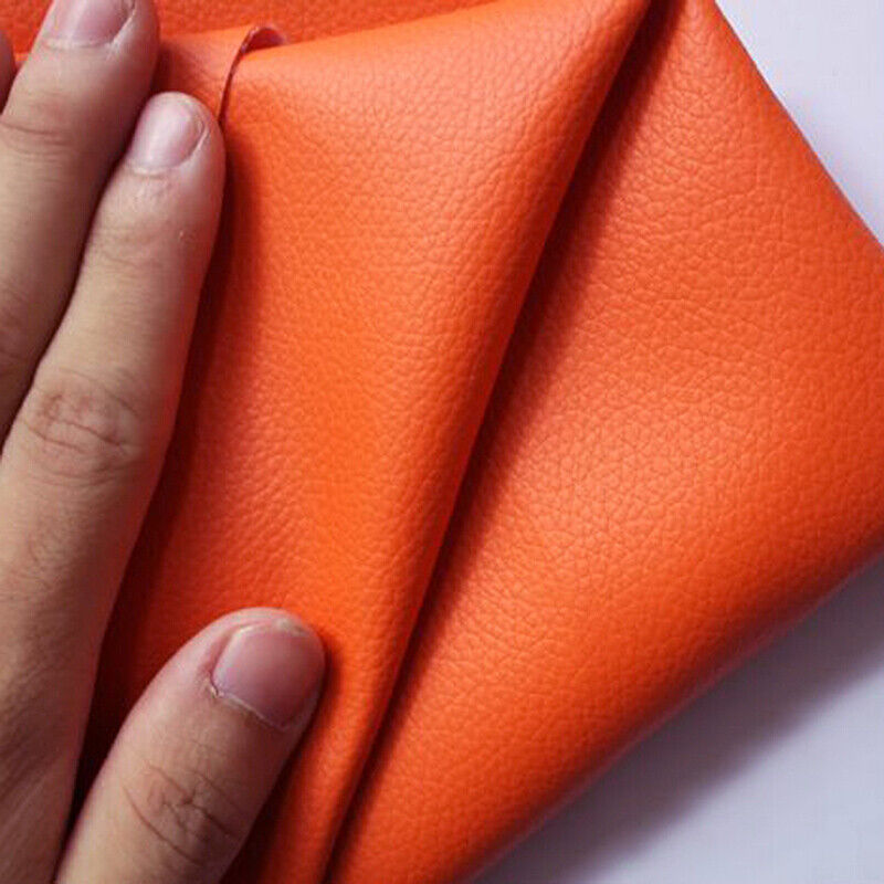 140*50cm PU Faux Leather Fabric Grain Soft Cloth Material DIY Sofa Slipcover Bag