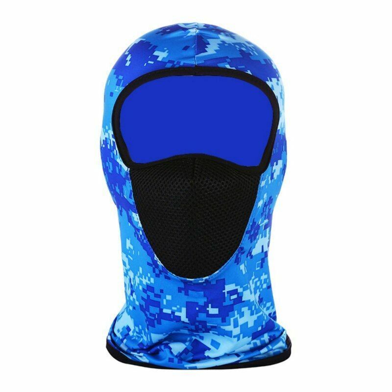 Full Face Cover Balaclava Hat Tactical Winter Cycling Scarf Warm Face Mask Black