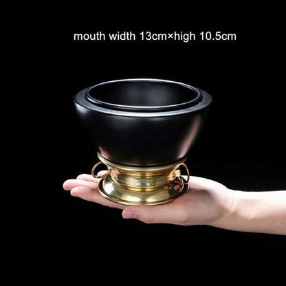 5.1in New Buddhist Supplies Monk Alms Offering Begging Stand Bowl Alms Bowl