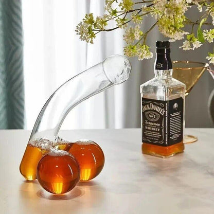Unique Whisky Decanter Funny Liquor Creative Glass Container Scotch Tequila Bran
