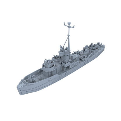 SSMODEL SSC1250764 1/1250 Military Model Kit USS Landing Craft Support LSM Mk3