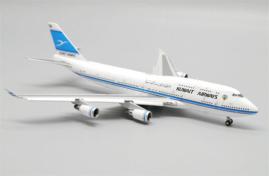 JC Wings Kuwait Airways for Boeing 747-400 9K-ADE Flaps Down 1/400 Plane Model