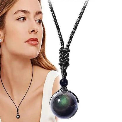 Amuletos De Proteccion Collares Para Buena Suerte Obsidiana Contra La Brujeria