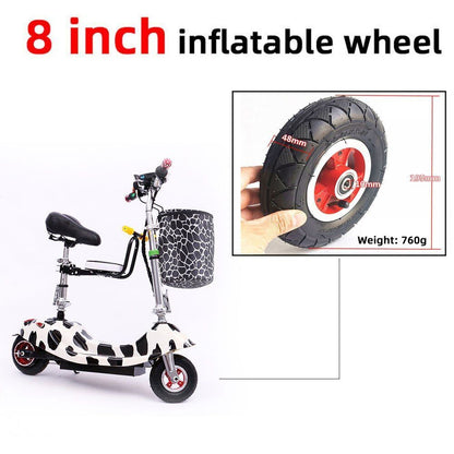 8Inches Outer Tire Inner Tube 200x50 Inflatable Wheel Brake Electric Gas Scooter