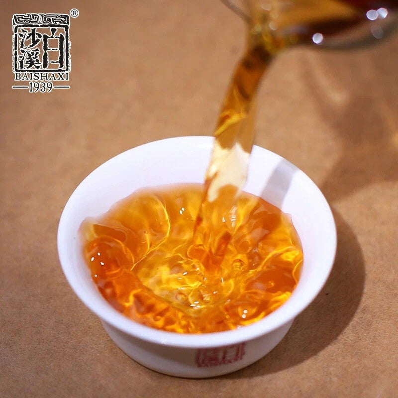 320g BAISHAXI Brand Ａnhua Qian Liang Tea Cha Hunan Anhua Dark Tea Brick