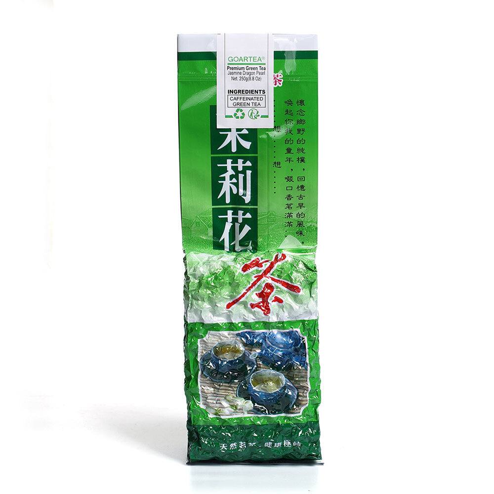 GOARTEA 250g Premium Jasmine Tea Jasmine Dragon Pearl Green Tea Jasmine Green Tea-