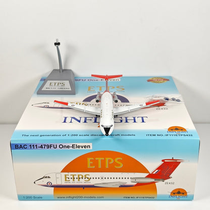 1:200 InFlight ETPS BAC 111-479FU One-Eleven ZE432 Airplane Diecast Plane Model