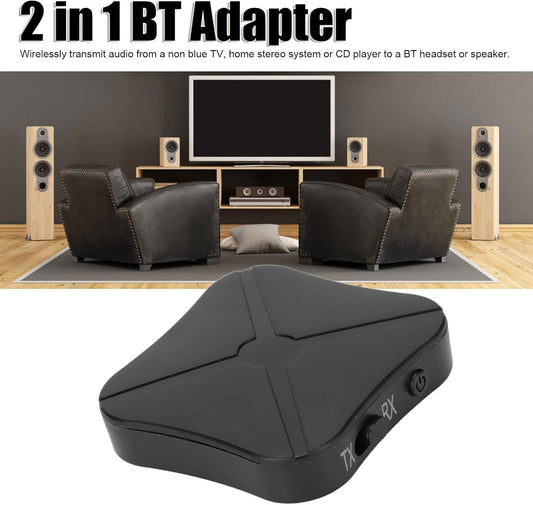 2in1Bluetooth Transmitter Receiver Wireless Adapter TV Home Stereo A2DPAudio LOT