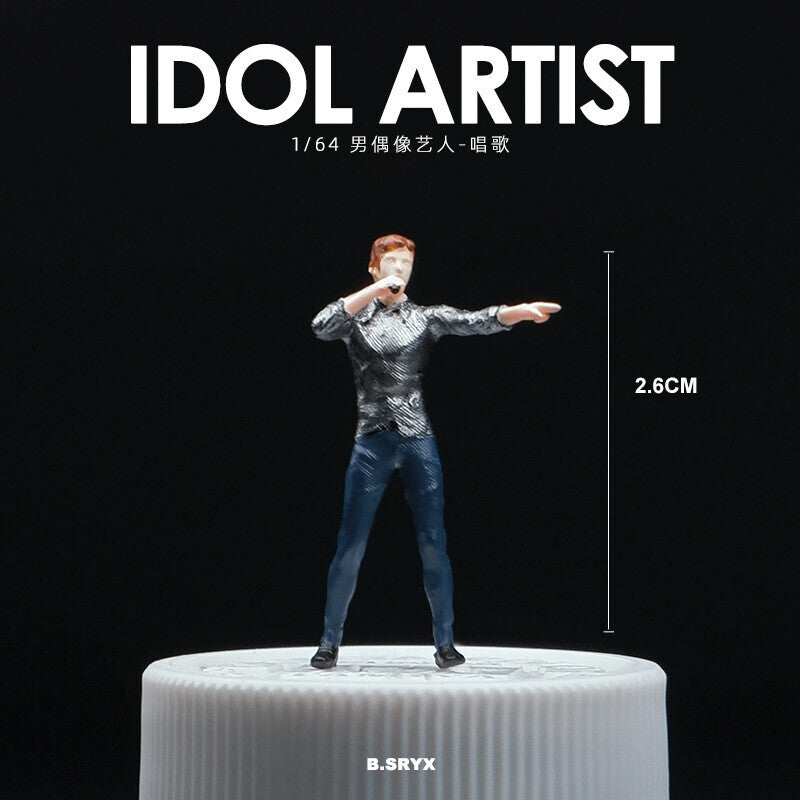 1/64 Figure Model Sexy Girl Model Boy Model City Street Mini Scene Doll