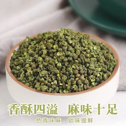 100g-500g Green Peppercorns Dried Pepper Spicy Hot Sichuan Spices Herbs 四川青花椒