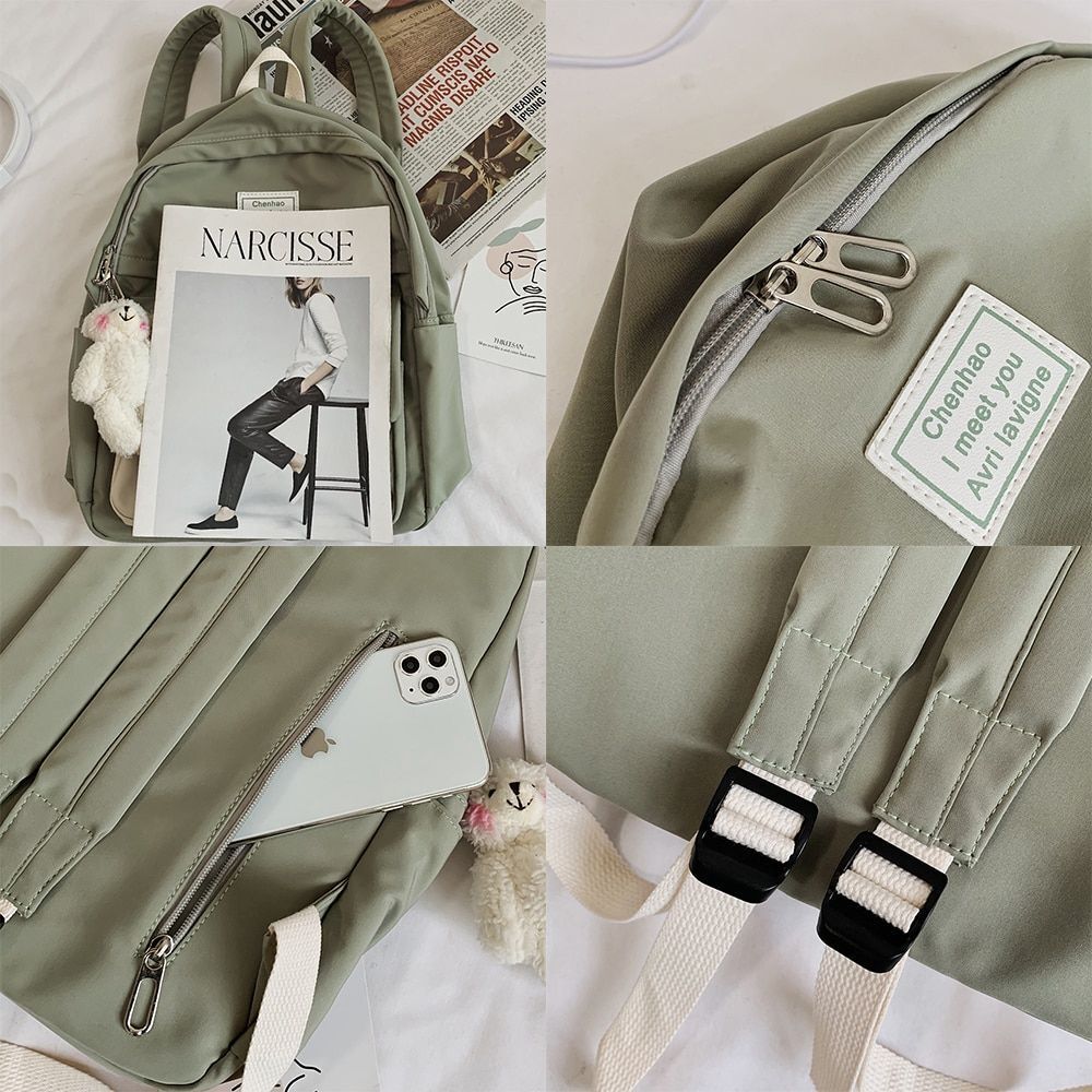 College Student Backpack School Bags Book Nylon Purse 29*14*43 CM Traveling 1 PC