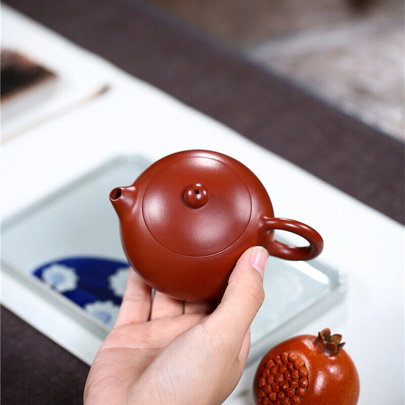 Authentic Yixing Zisha Tea Pot Marked Dahongpao Clay Xishi Pot Master Kungfu Pot