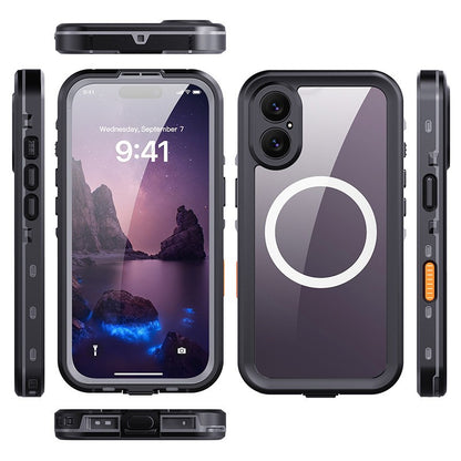 For iPhone 17 ProMax Magnetic Phone Case, Waterproof Shockproof Protective Cover