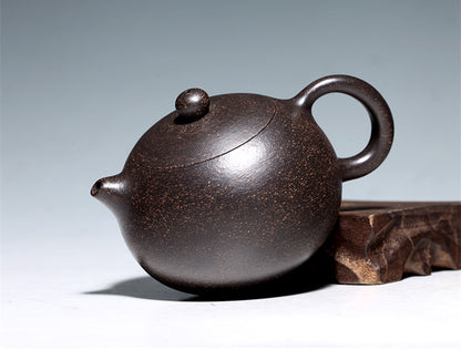 Authentic Yixing Zisha Tea Pot Black Galaxy Clay Chinese Cup Xishi Teapot Marked
