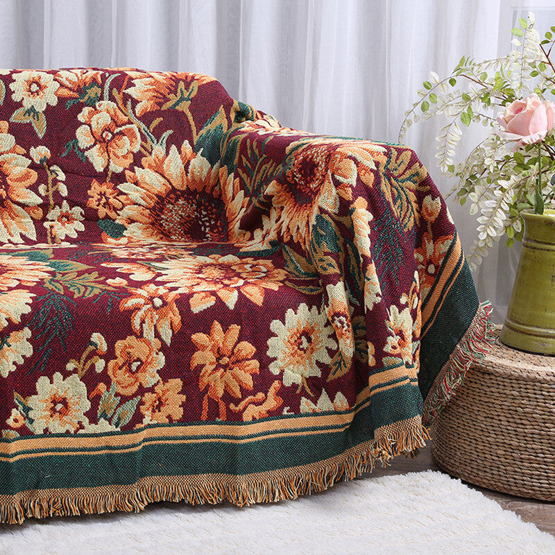 Universal Thick Cotton Sofa Throw Rug Couch Lounge Sofa Blanket Bed Sheet