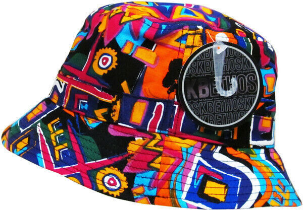 KB Ethos Bucket Fashion Print Hat Cap Unisex New Summer Easy ONE SIZE FIT