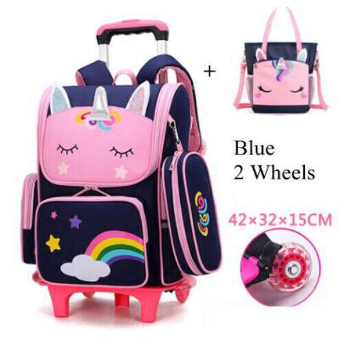 School Trolley Bag Girls School Bag Backpack Bags School Wheeled Backpack Bag