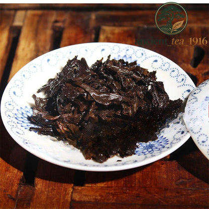 Ripe Pu Erh Tea Brick Yunnan Aged Shu Pu erh Ancient Tree Tea 250g